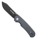 Civilware Puncher, Titanium/Battleship Grey Folding Knife - Civilware