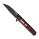 Tekto Knives F4 Echo Folding Knife, Black/Red - Tekto Knives
