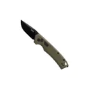 Tekto Knives A3 Delta Mini Auto Folding Knife, OD Green - Tekto Knives