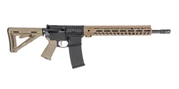 PSA 16" Mid-Length 5.56 NATO 1/7 Nitride 13.5" Lightweight MLOK Stealth Rifle, FDE - Palmetto State Armory