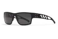 Gatorz Eyewear Delta M4 Polarized Smoke Polarized Black w/ Black Logo - Gatorz