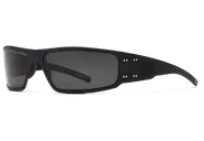 Gatorz Eyewear Magnum Smoke Optimized Polarized Black w/ Black Logo - Gatorz