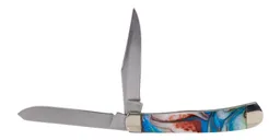 Bear & Son Trapper Folding Knife, Coral Reef - Bear and Son Cutlery