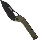 Ontario Knife Company Camp Plus Linerlock Folding Knife, Green - Ontario Knife Company