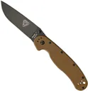 Ontario Knife Company RAT I Folding Knife, Coyote Brown/Black - Ontario Knife Company