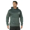 Rothco Concealed Carry Thin Blue Line Hoodie - Gunmetal Grey, 4X-Large - Rothco