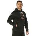 Rothco Bearded Skull Concealed Carry Hoodie - Black, 3X-Large - Rothco