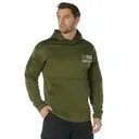 Rothco Concealed Carry Thin Blue Line Hoodie - Olive Drab, 3X-Large - Rothco