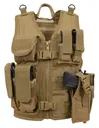 Rothco Kids Tactical Cross Draw Vest - Coyote Brown - Rothco