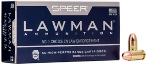Speer Lawman 230 gr TMJ .45 Auto Ammo, 50/pack - 53653 - Speer