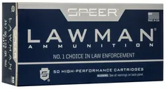 Speer Lawman Training 125 gr Total Metal Jacket .357 Sig Ammo, 50/box - 53919 - Speer