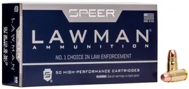 Speer Lawman Clean-Fire Training 125 gr Total Metal Jacket .357 Sig Ammo, 50/box - 54232 - CCI