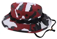 Rothco Camo Boonie Hat - Red Camo, Head Size 7 - Rothco