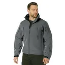Rothco Concealed Carry Soft Shell Jacket - Gunmetal Grey, Small - Rothco