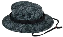 Rothco Digital Camo Boonie Hat - Midnight Digital Camo, Head Size 7 - Rothco