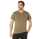 Rothco Moisture Wicking Pocket T-Shirt - Ar 670-1 Coyote Brown, Small - Rothco