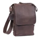 Rothco Brown Leather Military Tech Bag - Rothco
