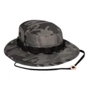 Rothco Camo Boonie Hat - Black Camo, Head Size 7 - Rothco