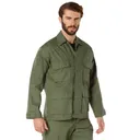 Rothco Rip-Stop Bdu Shirt - Olive Drab, Small - Rothco