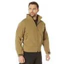 Rothco Covert Ops Lightweight Soft Shell Jacket - Coyote Brown, Medium - Rothco