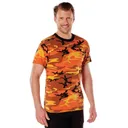Rothco Camo T-Shirt - Savage Orange Camo, 3X-Large - Rothco