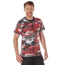 Rothco Camo T-Shirt - Red Camo, 3X-Large - Rothco