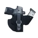 Galco Walkabout 3.0 Sig Sauer P365 IWB Holster Ambidextrous - Black Leather, Versatile and Comfortable Solution for Concealed Carry - WK3-838RB - Galco