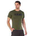 Rothco Olive Drab Military Physical Training T-Shirts - 3X-Large, Emblem Army - Rothco