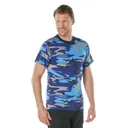Rothco Camo T-Shirt - Electric Blue Camo, 2X-Large - Rothco