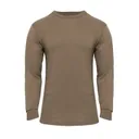 Rothco Long Sleeve Solid T-Shirt - Brown, 3X-Large - Rothco