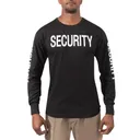 Rothco Long Sleeve Two-Sided Security T-Shirt - 3X-Large - Rothco