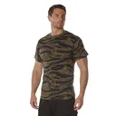 Rothco Camo 100 Cotton T-Shirt - Tiger Stripe Camo, 3X-Large - Rothco