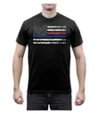 Rothco Thin Blue Line Thin Red Line T-Shirt - Small - Rothco
