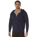 Rothco Thermal Lined Full-Zip Hoodie - Navy Blue, 3X-Large - Rothco