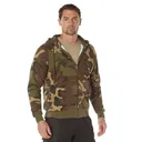 Rothco Thermal Lined Full-Zip Hoodie - Woodland Camo, 3X-Large - Rothco