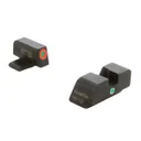 Ameriglo I-Dot Night Sight Set - Front/Rear Green/Green Illuminated Sights for Day/Night Clarity - FN-201 - Ameriglo