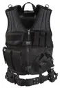 Rothco Cross Draw Molle Tactical Vest - Black, Regular - Rothco