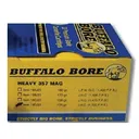 Buffalo Bore Heavy 357 Mag 125 grain Jacketed Hollow Point Pistol and Handgun Ammo, 20/Box - 19D/20 - Buffalo Bore