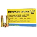 Buffalo Bore 357 Mag 140 grain Barnes XPB Lead-Free Short Barrel Low Flash Handgun Ammo, 20/Box - 19I/20 - Buffalo Bore