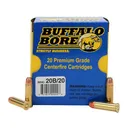 Buffalo Bore Heavy 38 Special +P 125 grain Jacketed Hollow Point Pistol and Handgun Ammo, 20/Box - 20B/20 - Buffalo Bore