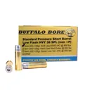Buffalo Bore Standard Pressure Heavy 38 Special 158 grain Soft Lead Semi-Wadcutter Hollow Point Low Flash Short Barrel Pistol and Handgun Ammo, 20/Box - 20C/20 - Buffalo Bore