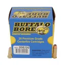 Buffalo Bore Standard Pressure Heavy 38 Special 125 grain Jacketed Hollow Point Low Flash Short Barrel Pistol and Handgun Ammo, 20/Box - 20E/20 - Buffalo Bore