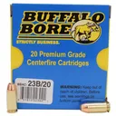 Buffalo Bore Heavy 40 S&W +P 180 grain Jacketed Hollow Point Pistol and Handgun Ammo, 20/Box - 23B/20 - Buffalo Bore