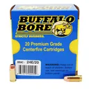 Buffalo Bore 9mm Luger +P 124 grain Jacketed Hollow Point Pistol and Handgun Ammo, 20/Box - 24E/20 - Buffalo Bore