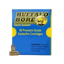 Buffalo Bore Standard Pressure 380 ACP 90 grain Jacketed Hollow Point Pistol and Handgun Ammo, 20/Box - 27G/20 - Buffalo Bore