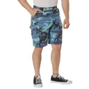 Rothco Colored Camo Bdu Shorts - Sky Blue Camo, 3X-Large - Rothco