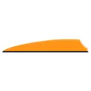 Q2i Fusion X-II Vanes Neon Orange 3 in. 100 pk. - Q2I