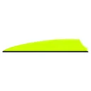Q2i Fusion X-II Vanes Neon Yellow 3 in. 100 pk. - Q2I