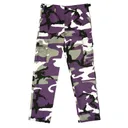 Rothco Kids Cargo Pants - Ultra Violet Camo, Large - Rothco