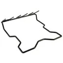 Battenfeld 6 Handgun Muzzle Rack for .22 to .50 Handguns, Black - 1081878 - Lockdown